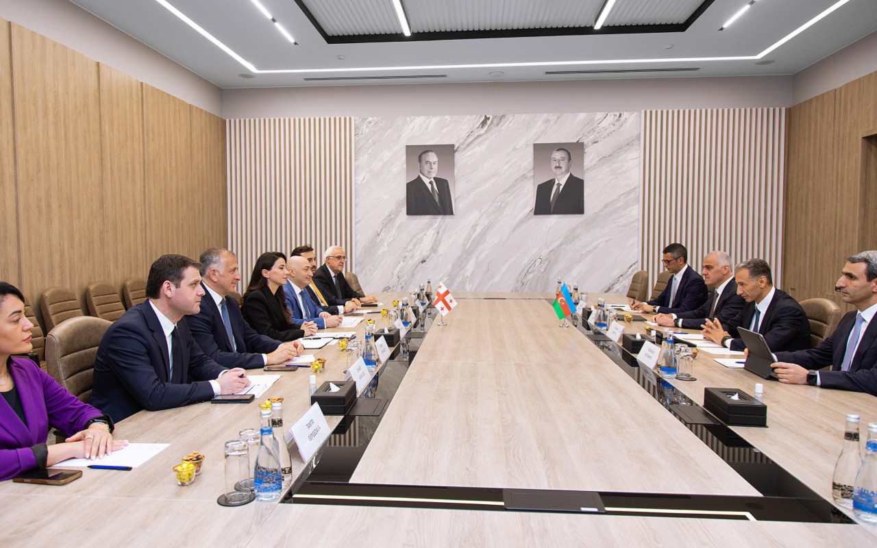 Rəşad Nəbiyev Mariam Kvrivişvili ilə görüşüb Rəşad Nəbiyev Mariam Kvrivişvili ilə görüşüb
